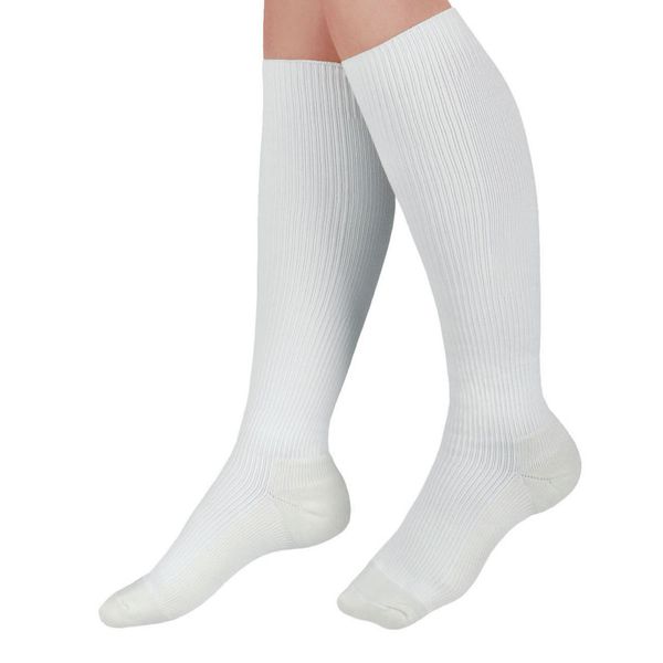 knee high white socks, Support custom & private label - Kaite socks