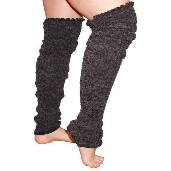 plus size thigh high knit socks, Support custom & private label - Kaite