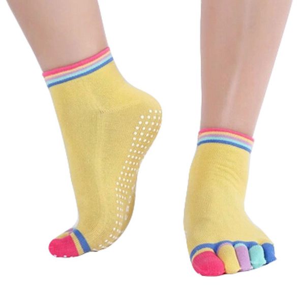 bamboo fiber sexy hot teen girl yoga no skid yoga socks