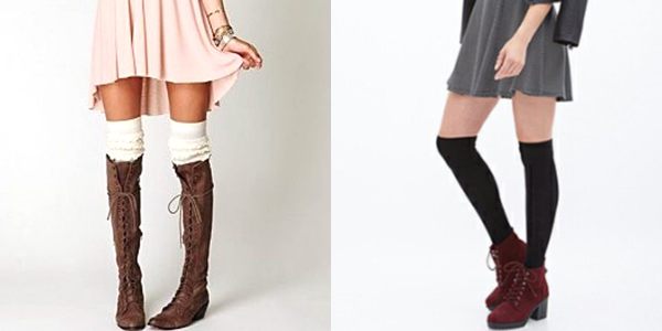 boot knee high socks