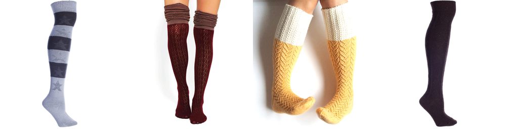 boot socks knee high