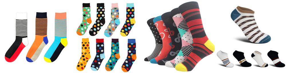 cheap colorful mens socks