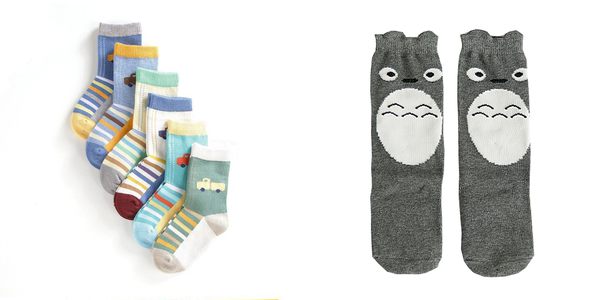 children cartoon socks cartoon tube