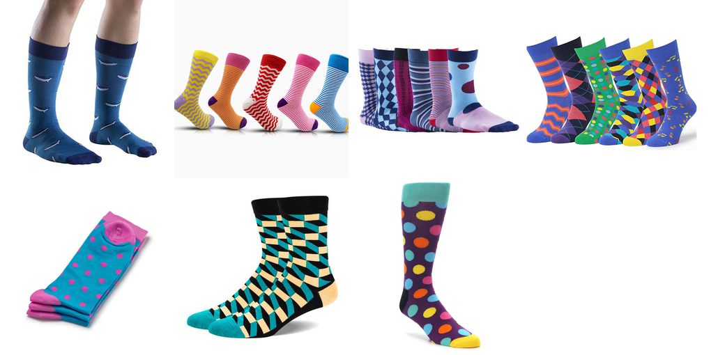 colorful mens dress socks