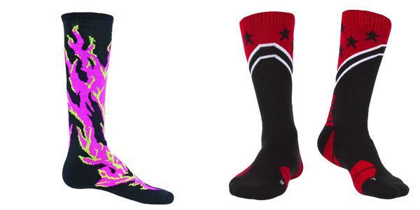 colorful sports socks