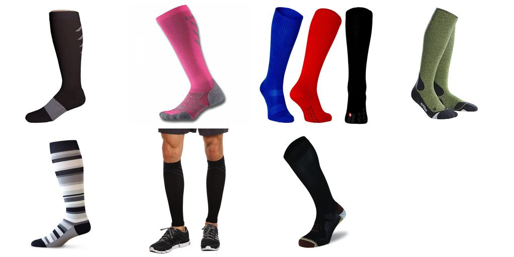 compression walking socks