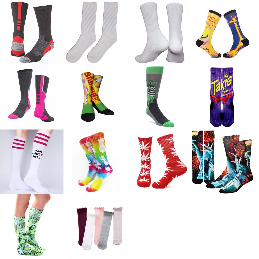 custom printed socks wholesale