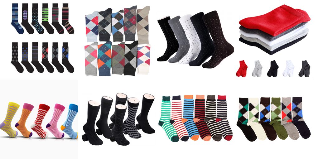 designer dress socks