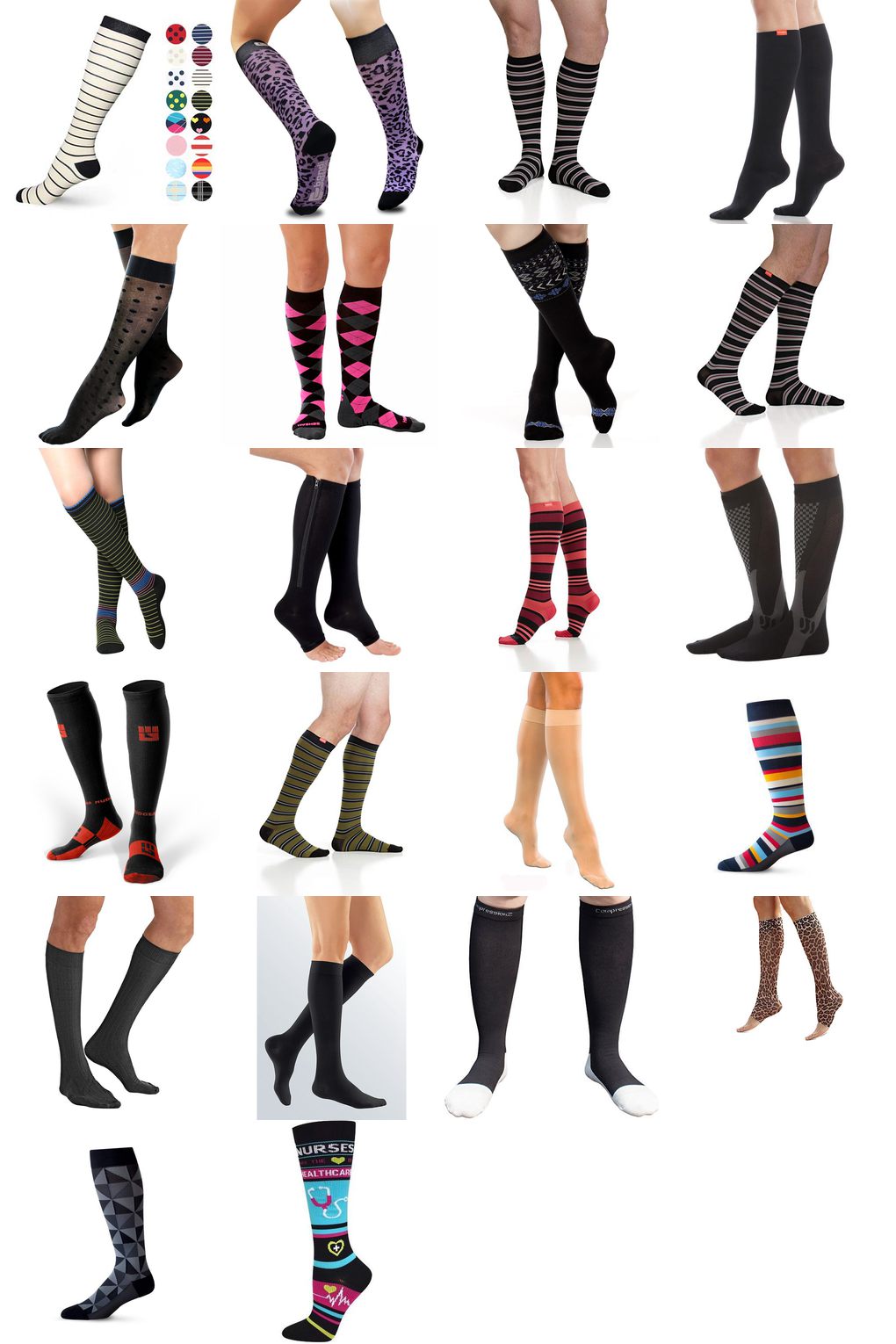 fashionable compression socks