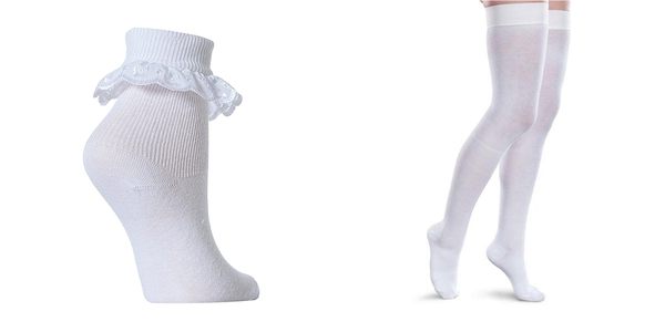 girl white socks