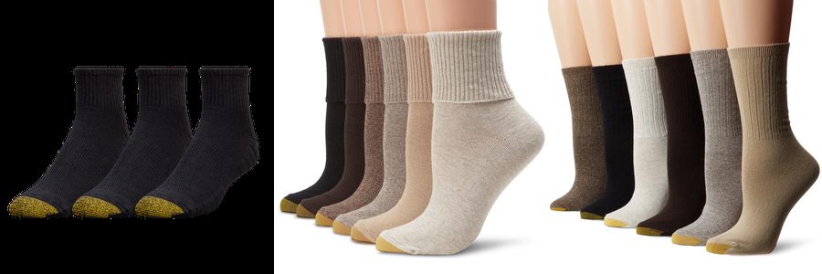 golden toe socks