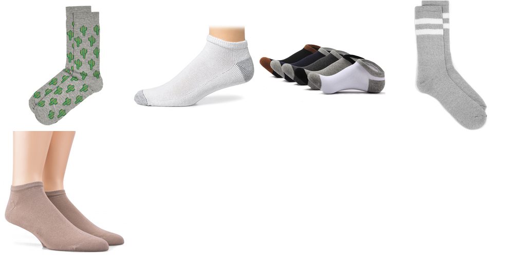 grey ankle socks mens