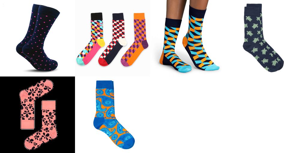 happy design socks