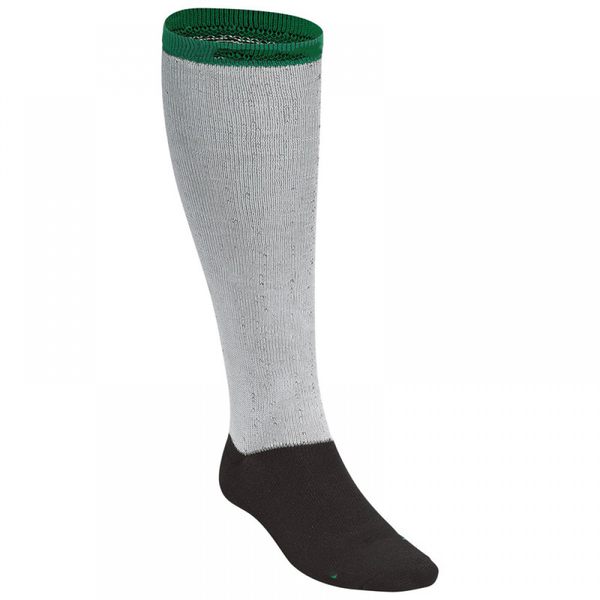 hockey socks white green