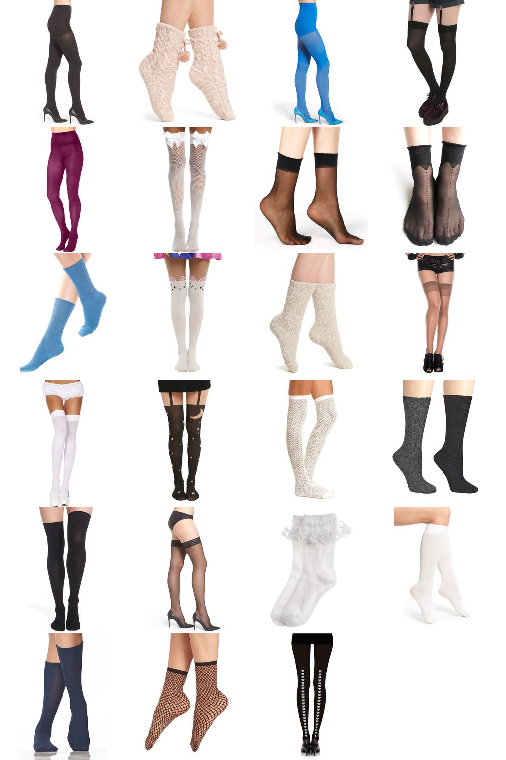 hosiery and socks