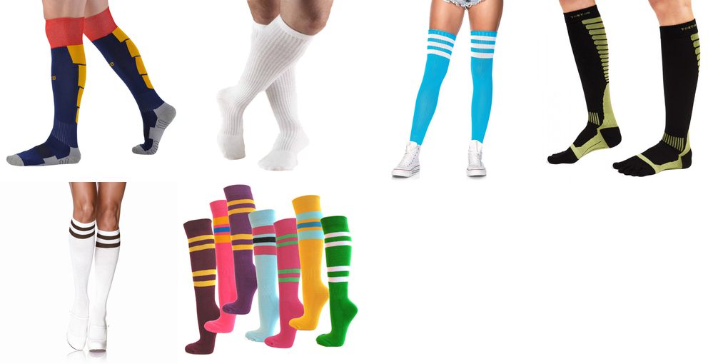 knee high athletic socks