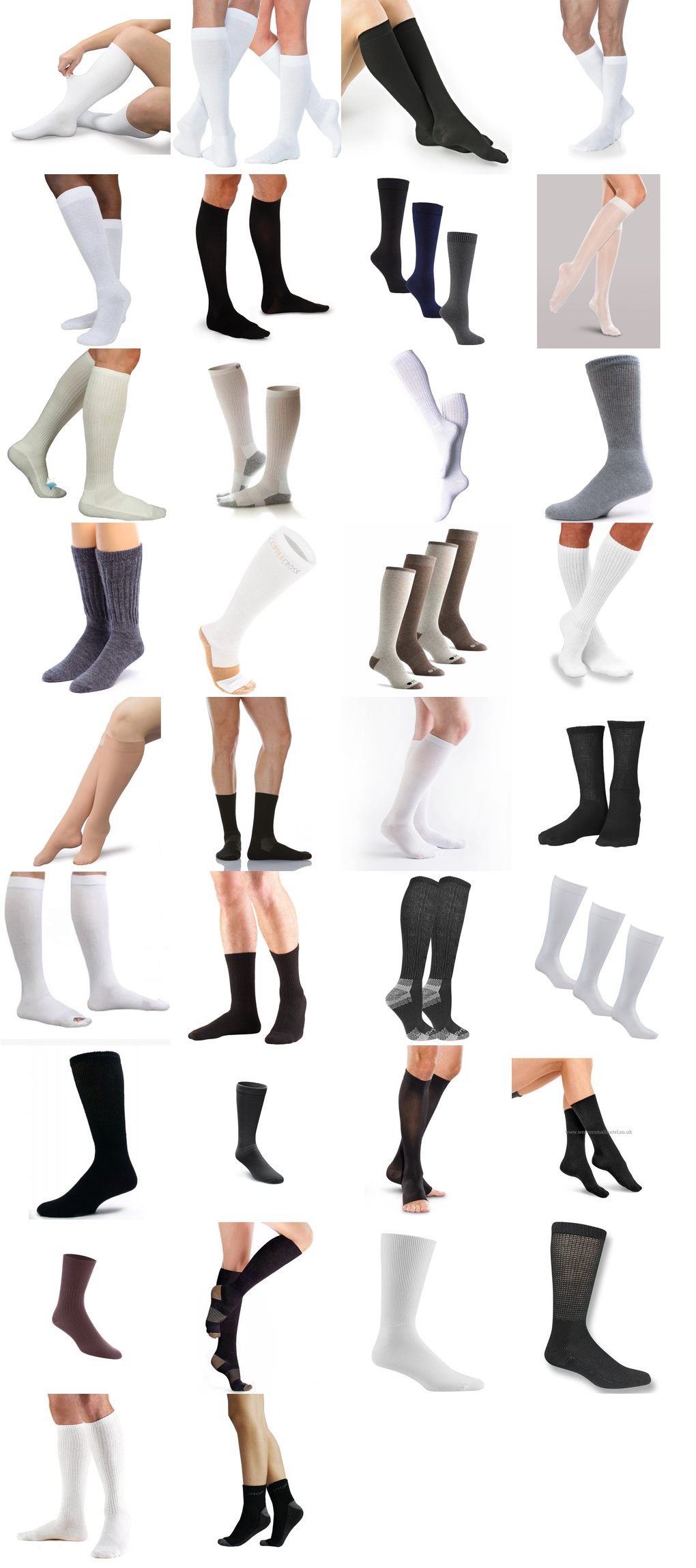 knee high diabetic socks