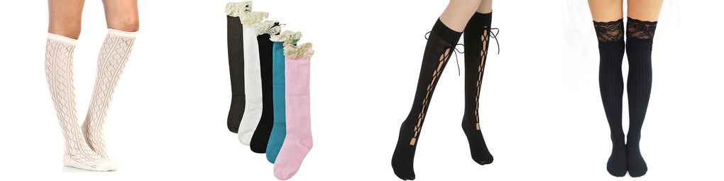 knee high ladies socks