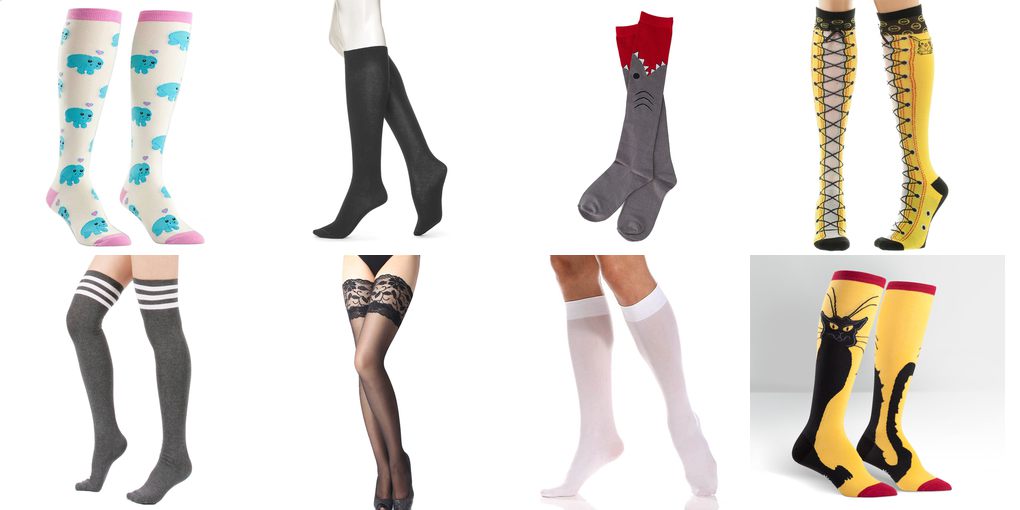 knee high socks women