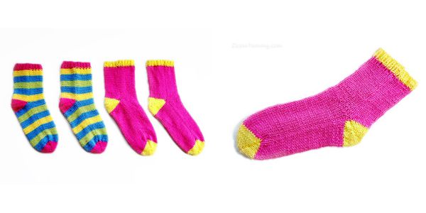 knitted sock