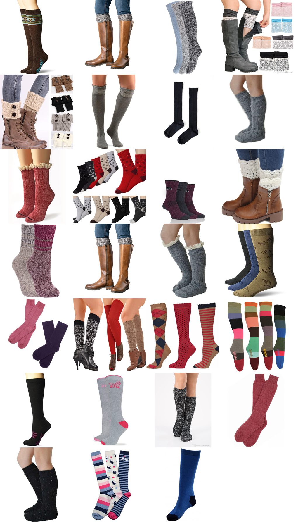 ladies boot socks