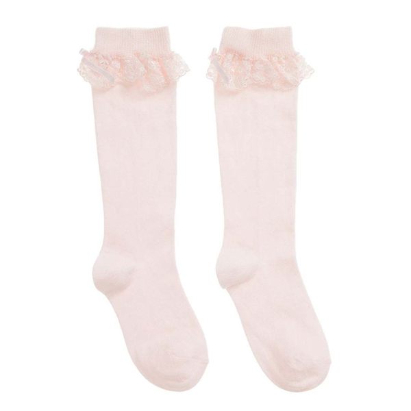 ladies cotton lace socks