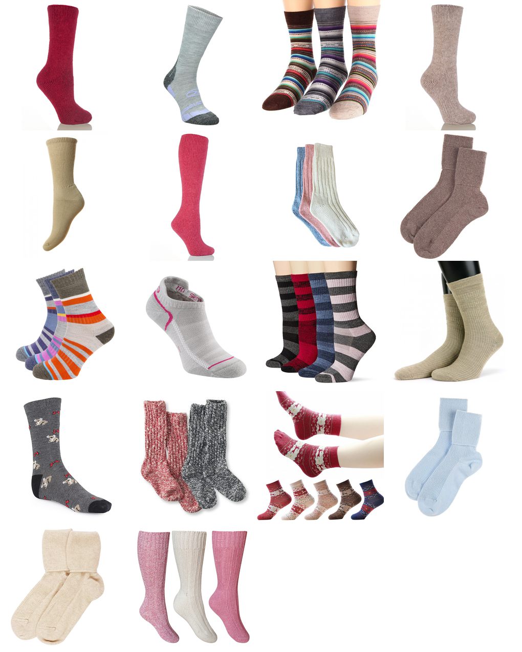 ladies wool socks