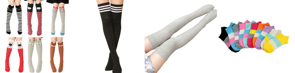 lovely cute animal sex girls socks