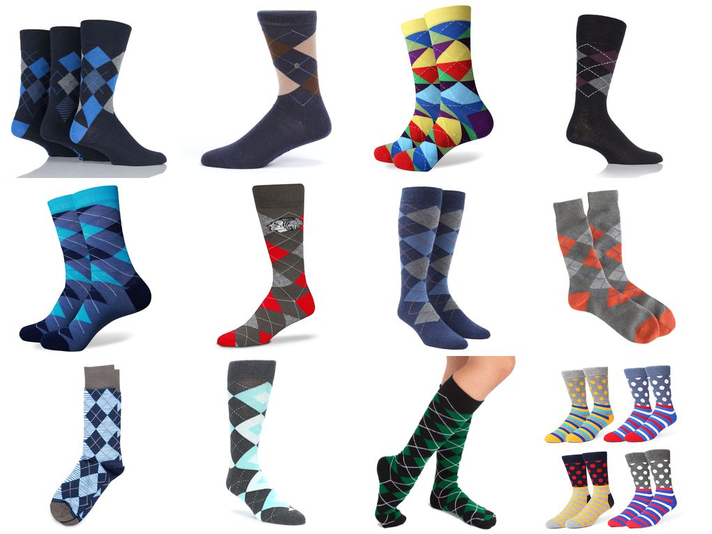 mens argyle socks