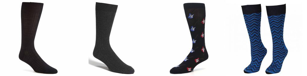 mens black dress socks