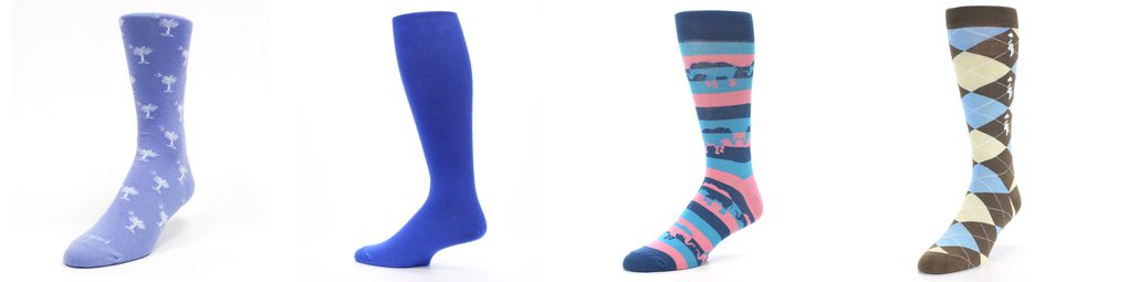 mens blue dress socks