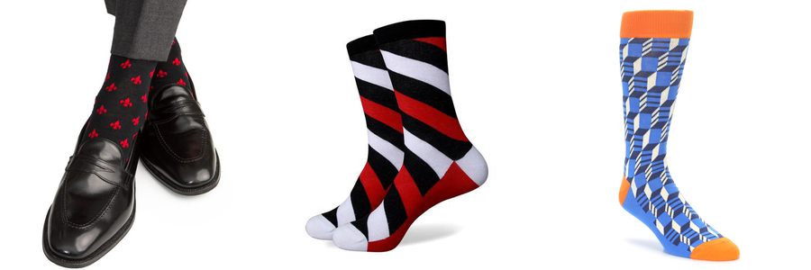 mens colored dress socks