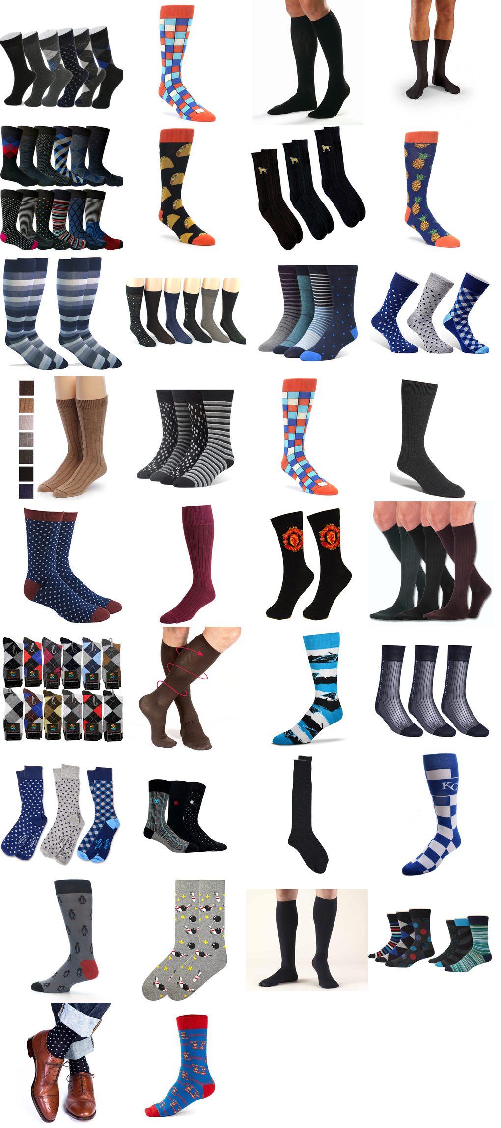 mens dress socks