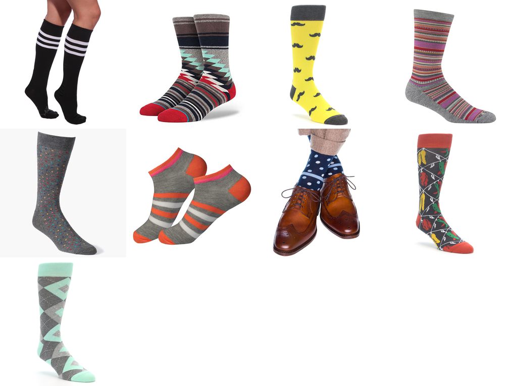 mens fancy dress socks