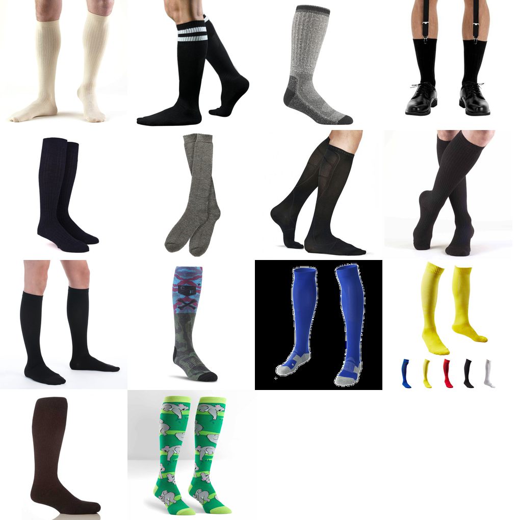 mens knee socks