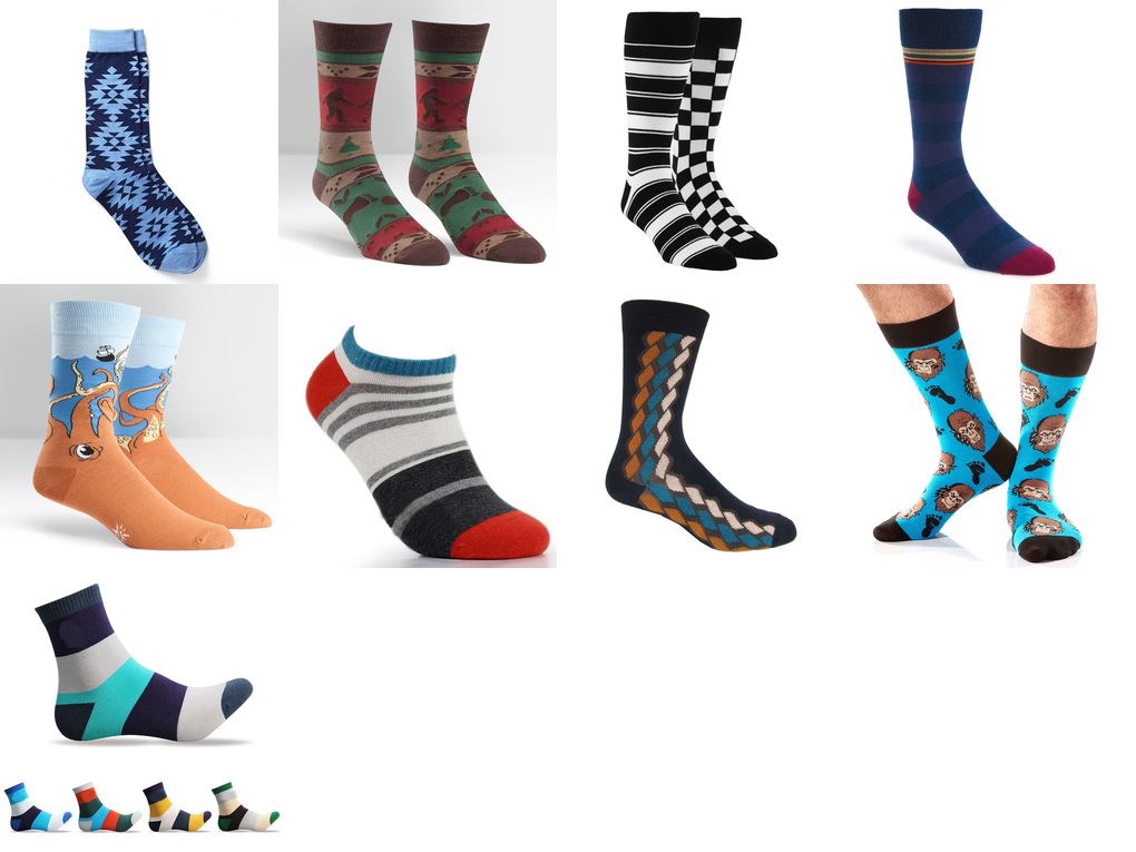 mens socks with designs