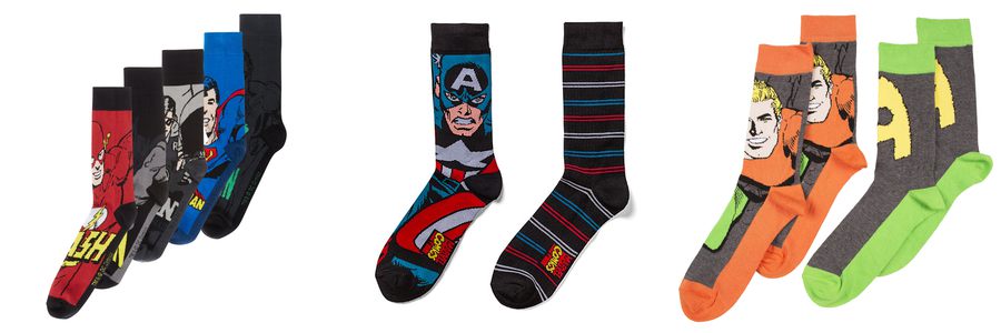 mens superhero socks