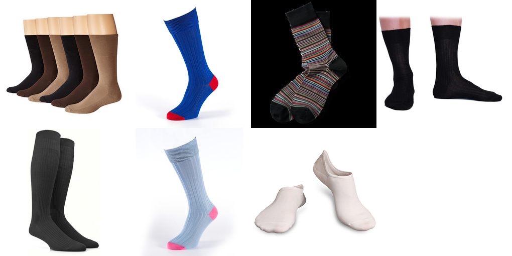 mercerized cotton socks