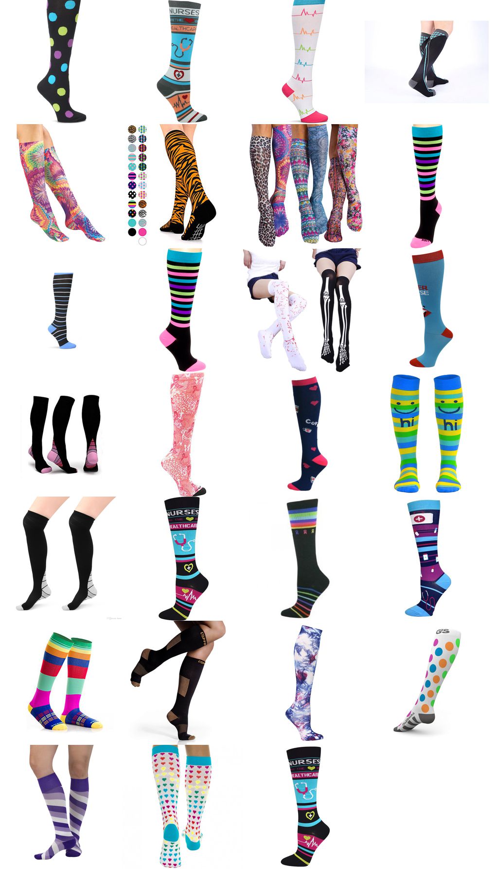 nurse compression socks