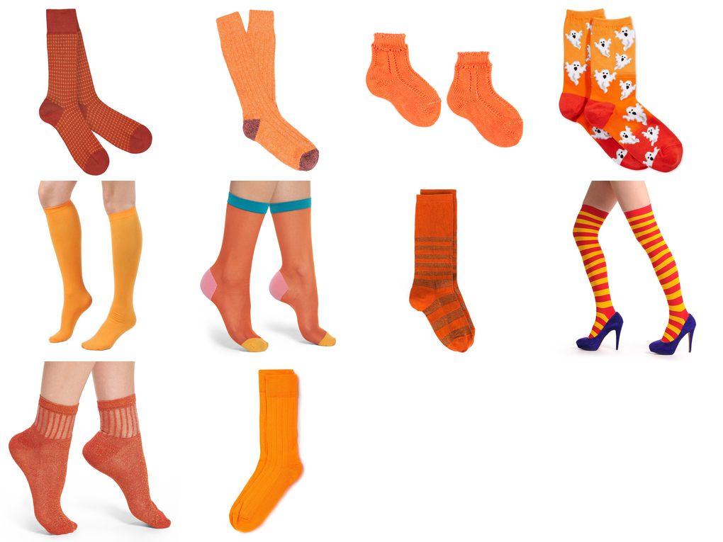 orange socks