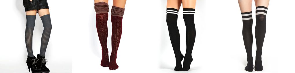 over the knee socks with boots