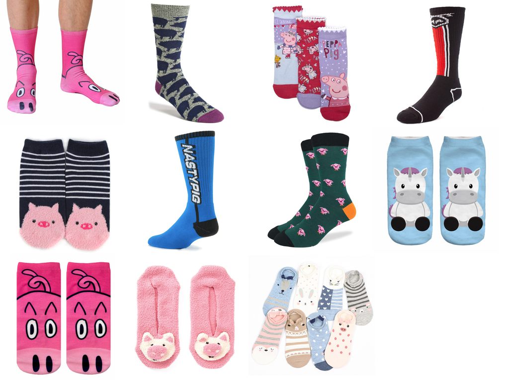 pig socks