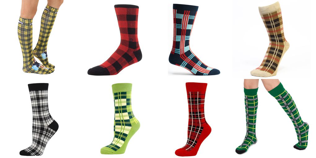 plaids socks