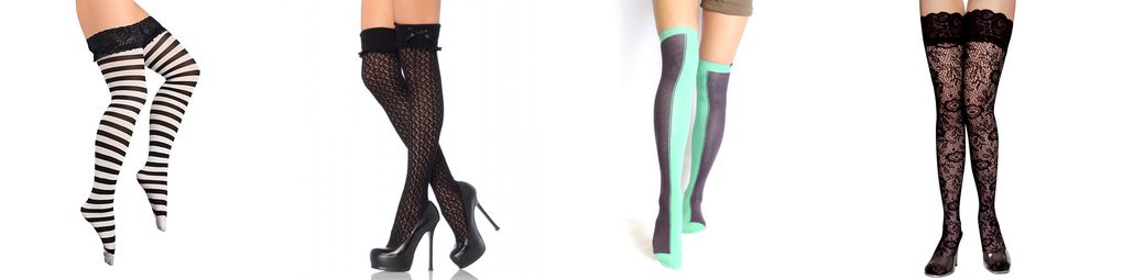 plus size over the knee socks