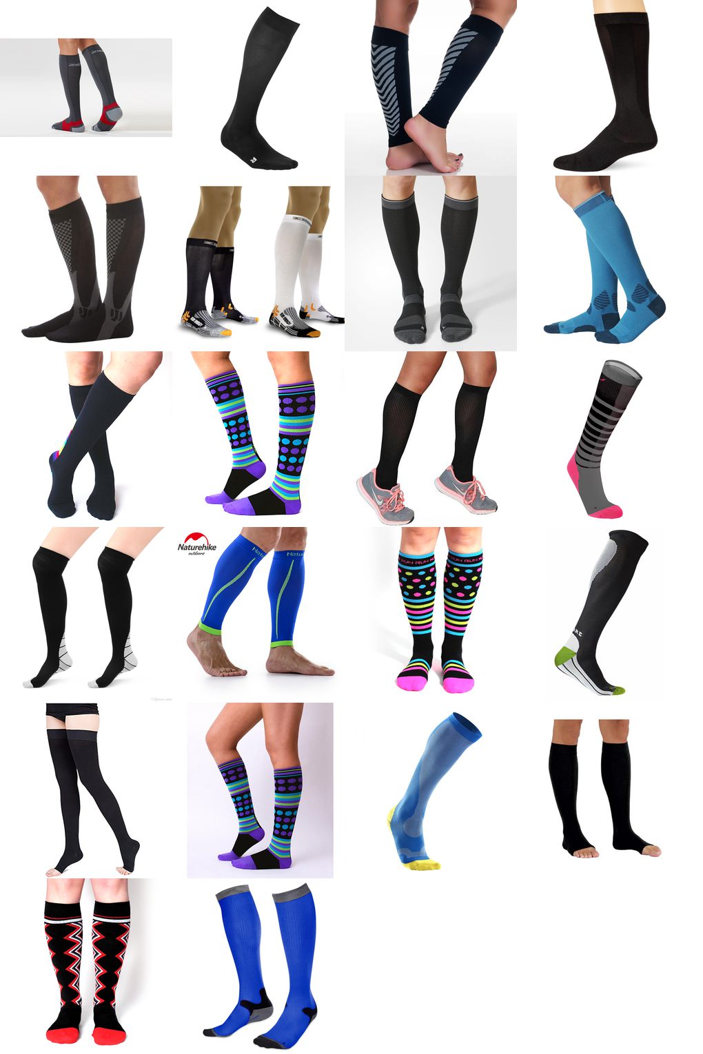 running compression socks