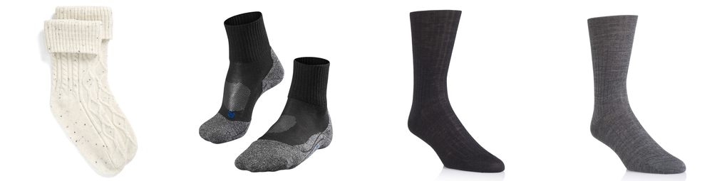 short wool socks