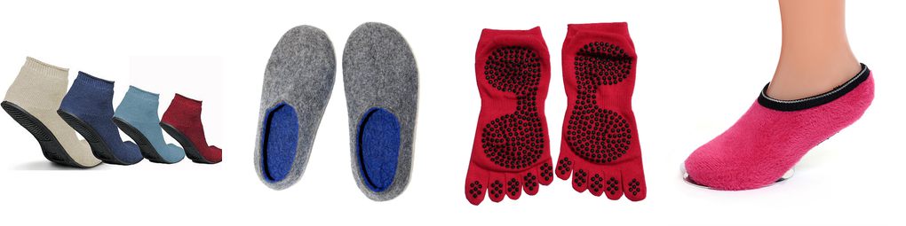 slipper socks with rubber sole for adults