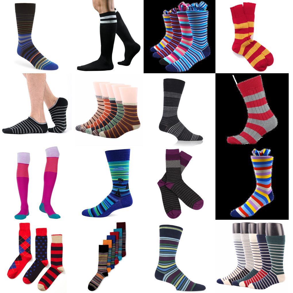 striped socks for men