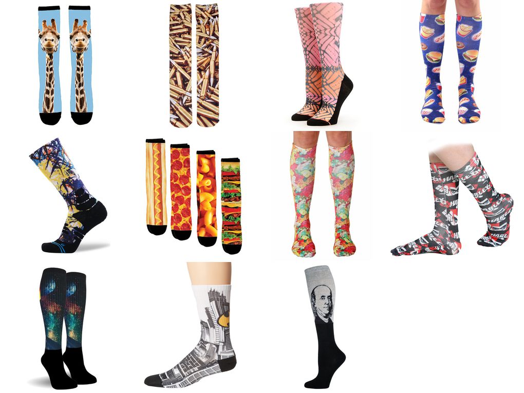Download sublimation socks knee high, Support custom & private label - Kaite socks