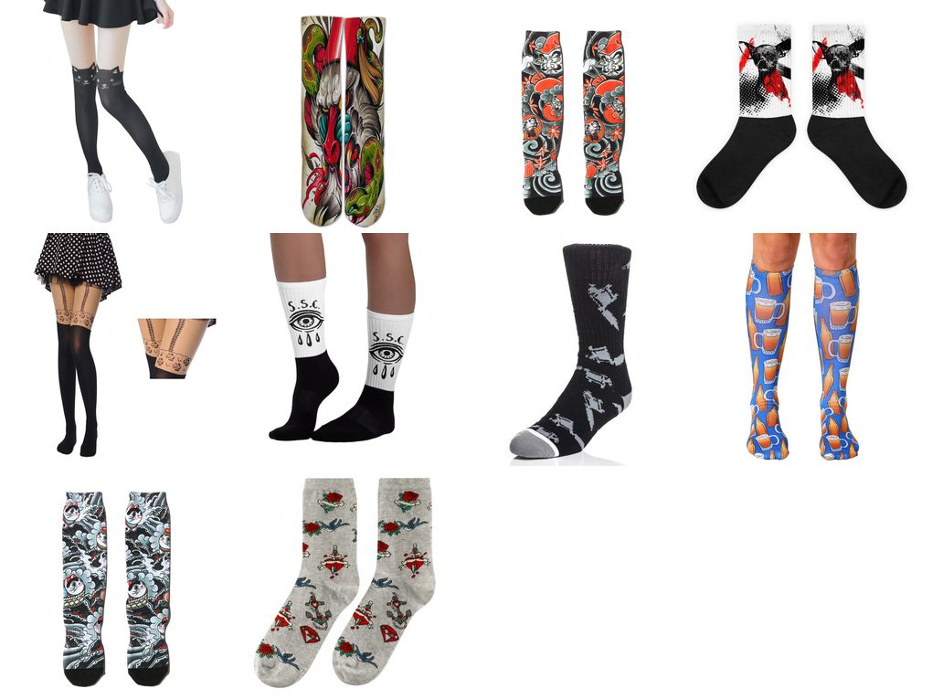 tattoo socks